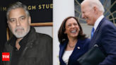 'Excited to ...': George Clooney backs Kamala Harris for US election, calls Joe Biden a 'true leader' - Times of India