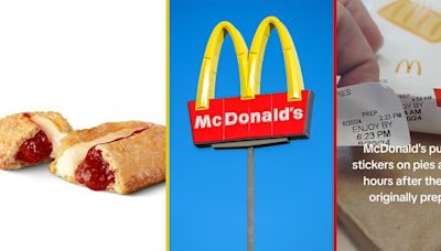 'This happens all the time': Customer accuses McDonald's of lying about how 'fresh' their strawberry pies are