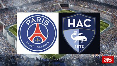 PSG 3-3 Le Havre: resultado, resumen y goles