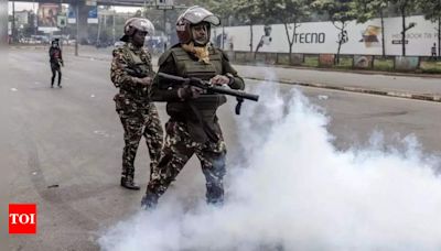 Kenya police fire rubber bullets, tear gas at anti-tax protesters - Times of India