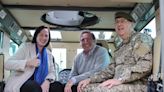 Estados Unidos dona a Uruguay 14 vehículos Mamba blindados para las misiones de paz