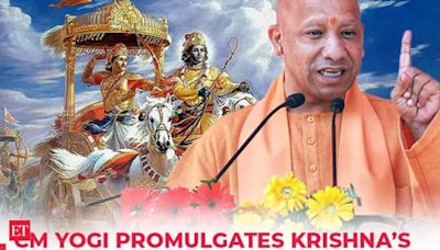 CM Yogi Adityanath promulgates Krishna’s teachings in Kurukshetra ahead of Haryana polls