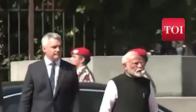 Modi In Vienna: Ceremonial Reception For Indian PM's Historic Visit I Watch | News - Times of India Videos