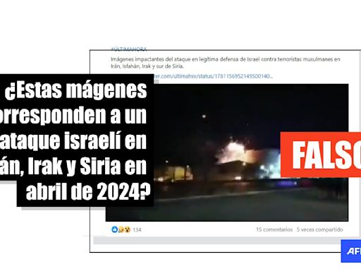 El video de una explosión en 2023 es vinculado erróneamente con un ataque en 2024 en Irán