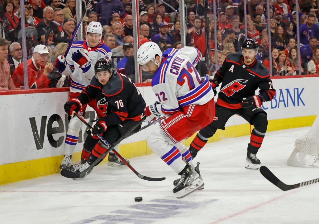 Rangers hoping Filip Chytil can return for Game 5 after illness