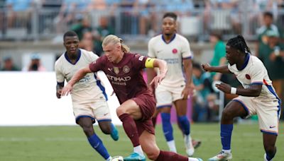 Triplete para Erling Haaland en el cierre de la pretemporada del Manchester City en EEUU