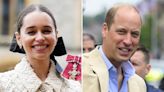 Prince William Honors Emilia Clarke and Her Mom With British Order Medals for Their Charity Work