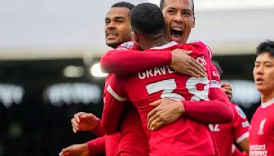 Liverpool stays in the hunt for the Premier League title with 3-1 win at Fulham