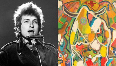 Bob Dylan Rare Painting Sold at Auction for Nearly $200K