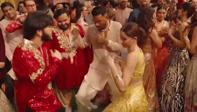 Video: Hardik Pandya And Ananya Pandey Seen Grooving During Anant Ambani-Radhika Merchant Wedding Function