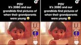 TikToker jokingly predicts how future grandkids will react to our current photos: 'Screaming'