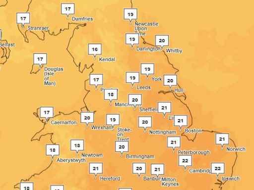 Full Met Office forecast for Greater Manchester as gorgeous 24C weather expected