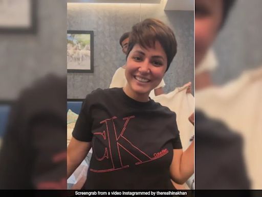 Hina Khan, Battling Cancer, Shares Pic From Hospital: "Constantly In Pain"