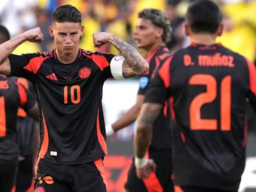 James Rodríguez, el mejor jugador de la Copa América USA 2024 por tercera fecha consecutiva