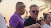 Matt Damon is evacuated from Mykonos bar