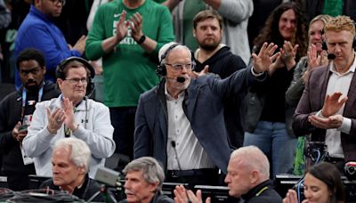 Mike Gorman ends his final Boston Celtics broadcast with an emotional farewell
