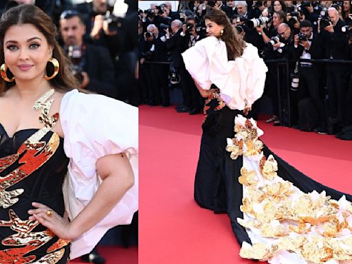 Aishwarya Rai Bachchan Outfit At Cannes 2024: See Ex-Miss World's Red Carpet Photos In Shane Peacock Gown