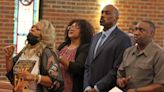 Belmont church burns mortgage, honors former pastor