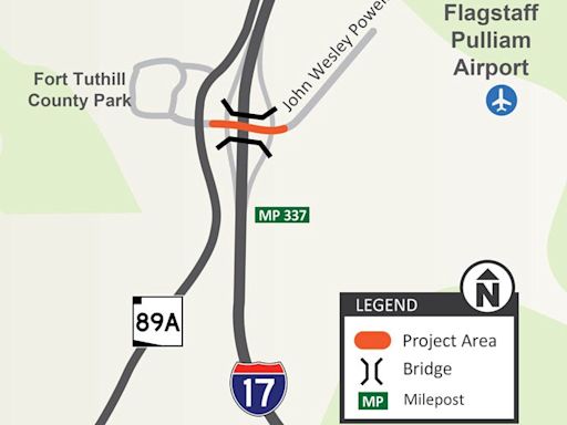 I-17 will be closed nightly in Flagstaff through Friday. Here's what to know