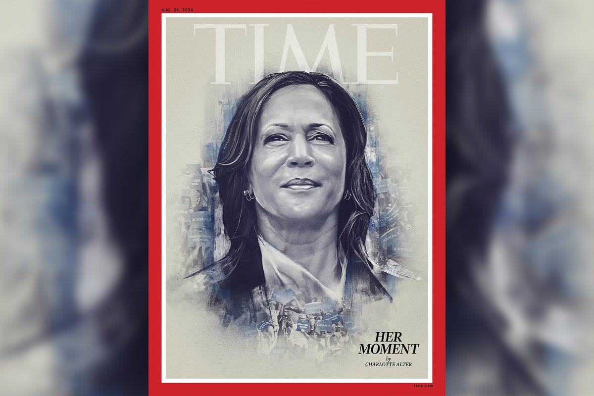 Time magazine unveils new front cover: ‘The reintroduction of Kamala Harris’