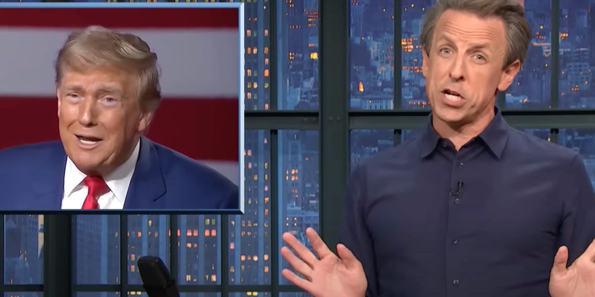 Seth Meyers Spots Telltale Sign That Shows Donald Trump Is ‘Very Triggered’ Right Now