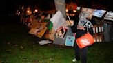 Anti-war protesters leave USC after police arrive, while Northeastern ceremony proceeds calmly