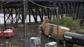 Train derailment shuts down historic bridge in Portland, Oregon