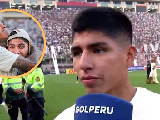 Piero Quispe se olvidó de Pumas, celebró con Universitario en el campo y dejó fuerte mensaje a los equipos rivales de Perú
