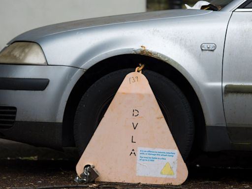 DVLA patrols Scots car parks to clamp untaxed vehicles - don't get caught out