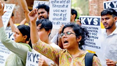 NEET-UG row: Case against NSUI workers for barging NTA office during protests