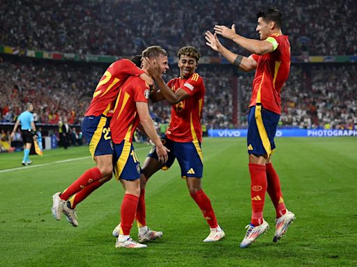 España - Francia, el partido de semifinales de la Eurocopa 2024 en imágenes