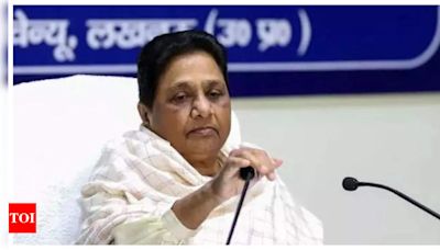 Mayawati urges Dalits not to vote for Congress, BJP | India News - Times of India