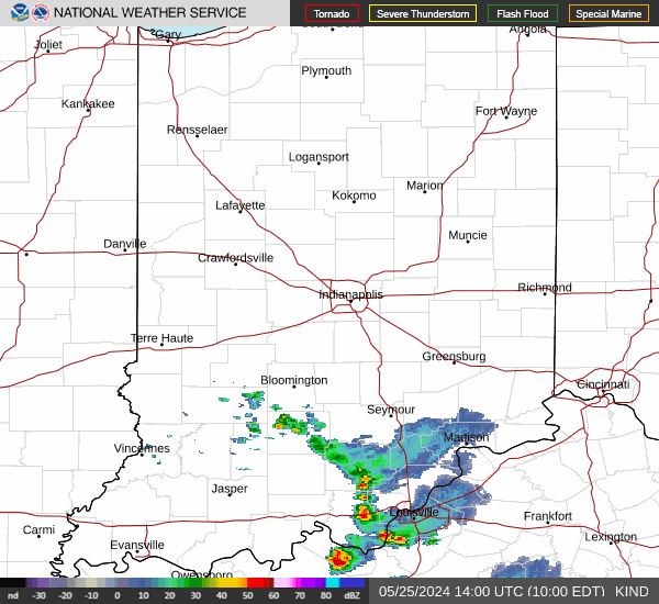 Thousands without electricity Tuesday as storms cross Central Indiana. See the outage map