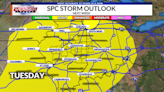 WEATHER NOW: Back-to-back days of severe weather possible in the upcoming week