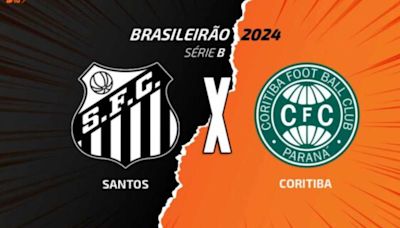 Santos x Coritiba: onde assistir, escalações e arbitragem