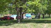 Memorial Day Preparations at Lake Maloney ahead of the holiday