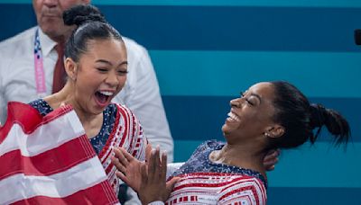 Fans love watching Suni Lee and Simone Biles plan their TikToks after winning gold