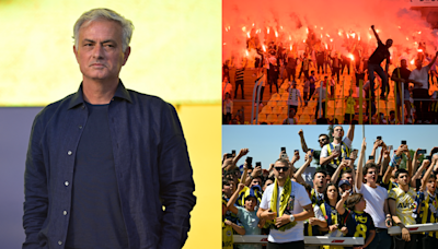 VIDEO: Jose Mourinho sends Fenerbahce fans wild with bold pledge as the Special One is unveiled as club's new coach in front of thousands | Goal.com English Bahrain