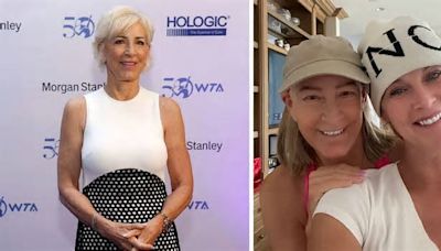 Chris Evert delights in reunion with former player-turned-actress Maeve Quinlan, enjoys friendly tennis session with her 'buddy'