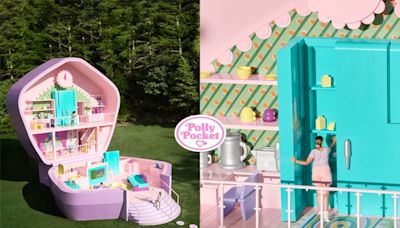 真的不是玩具：Airbnb 打造真人尺寸「Polly Pocket」，梳妝台、客廳... 滿地都是少女心！