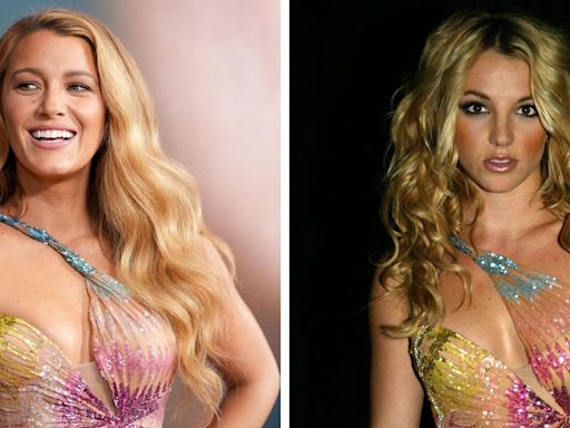 Blake Lively on Why She Wore Britney Spears’ Iconic Versace Dress to Movie Premiere