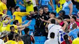 Darwin Núñez, Uruguay teammates enter stands as fans fight after Copa America loss to Colombia