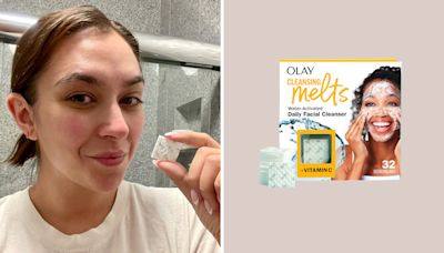 Olay Cleansing Melts Are the Space-Age Skin Care We Saw in Movies