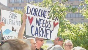 Patients, healthcare workers push to keep Carney Hospital from closing
