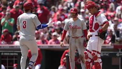 Bryce Harper homers in return from daughter’s birth as Phillies beat Reds 5-0