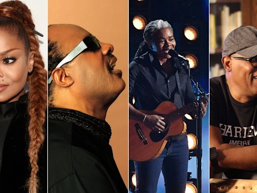 A grande família? Janet Jackson diz que Stevie Wonder, Tracy Chapman e Samuel L. Jackson são seus parentes