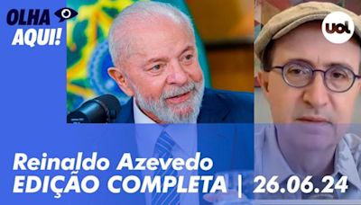 Reinaldo Azevedo analisa Lula no UOL: Milei, caso Juscelino Filho, maconha e STF e mais