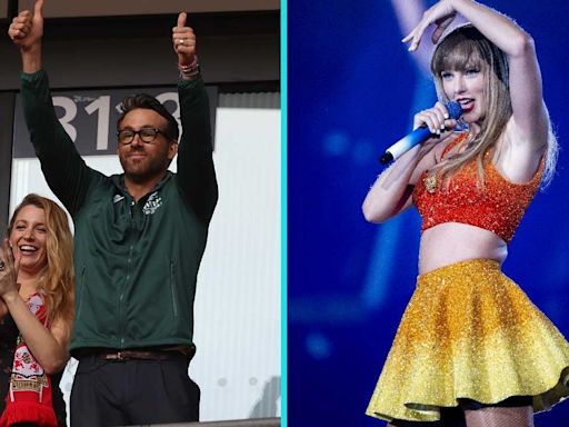 Ryan Reynolds & Blake Lively Support Taylor Swift at Madrid Tour Stop