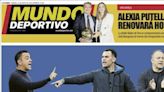 El banquillo del Barça y la renovación de Alexia Putellas, protagonistas de las portadas