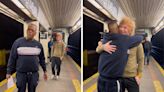 Ed Sheeran surprised a New York City subway singer performing his song and gave the man tickets to his show